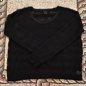 Theory Black Crewneck Sweater